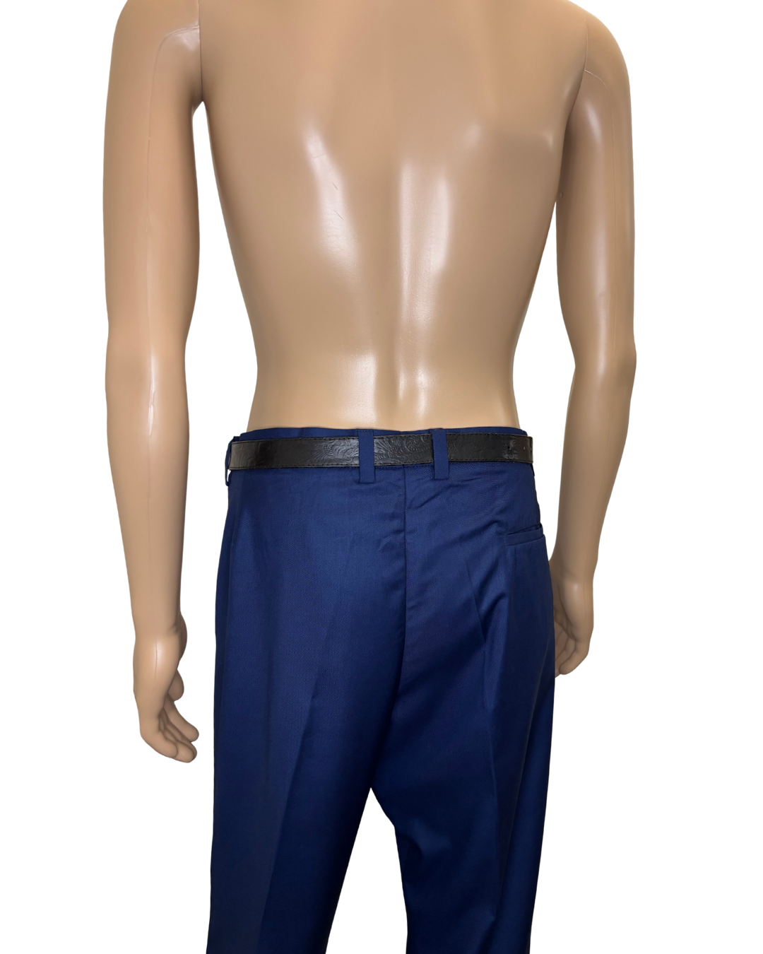 Blue-Black Tailored Pants