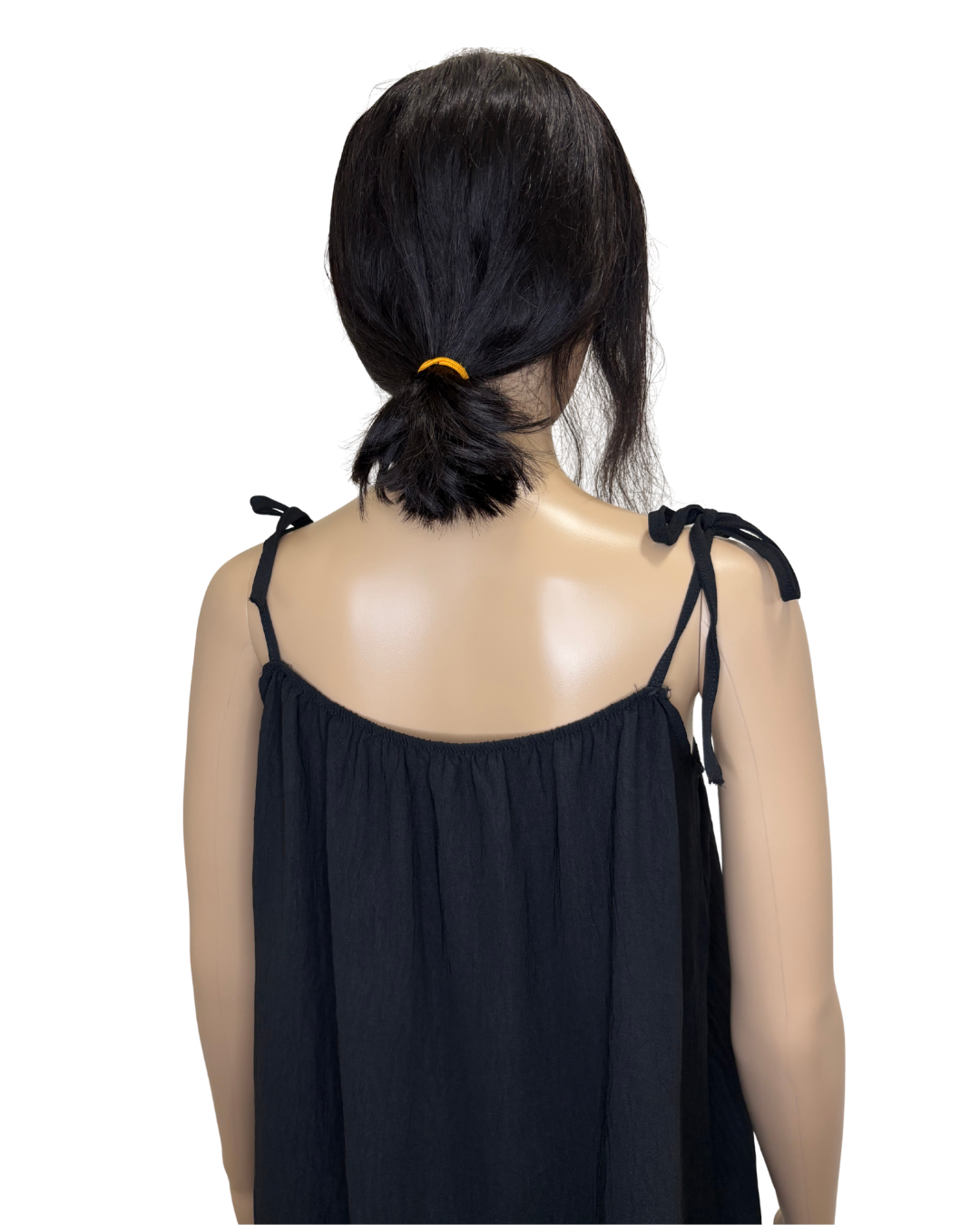 Raven Tie-Strap Mini Dress