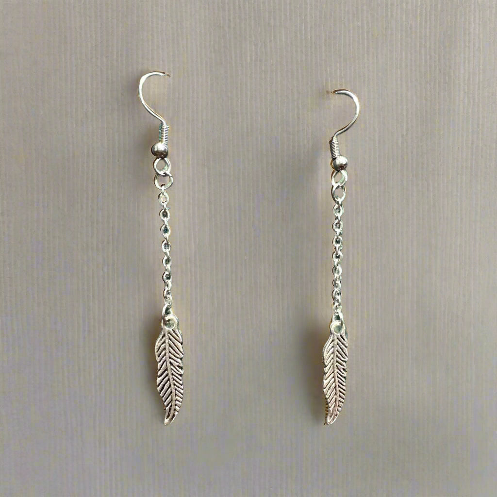 Silver Plume Earrings