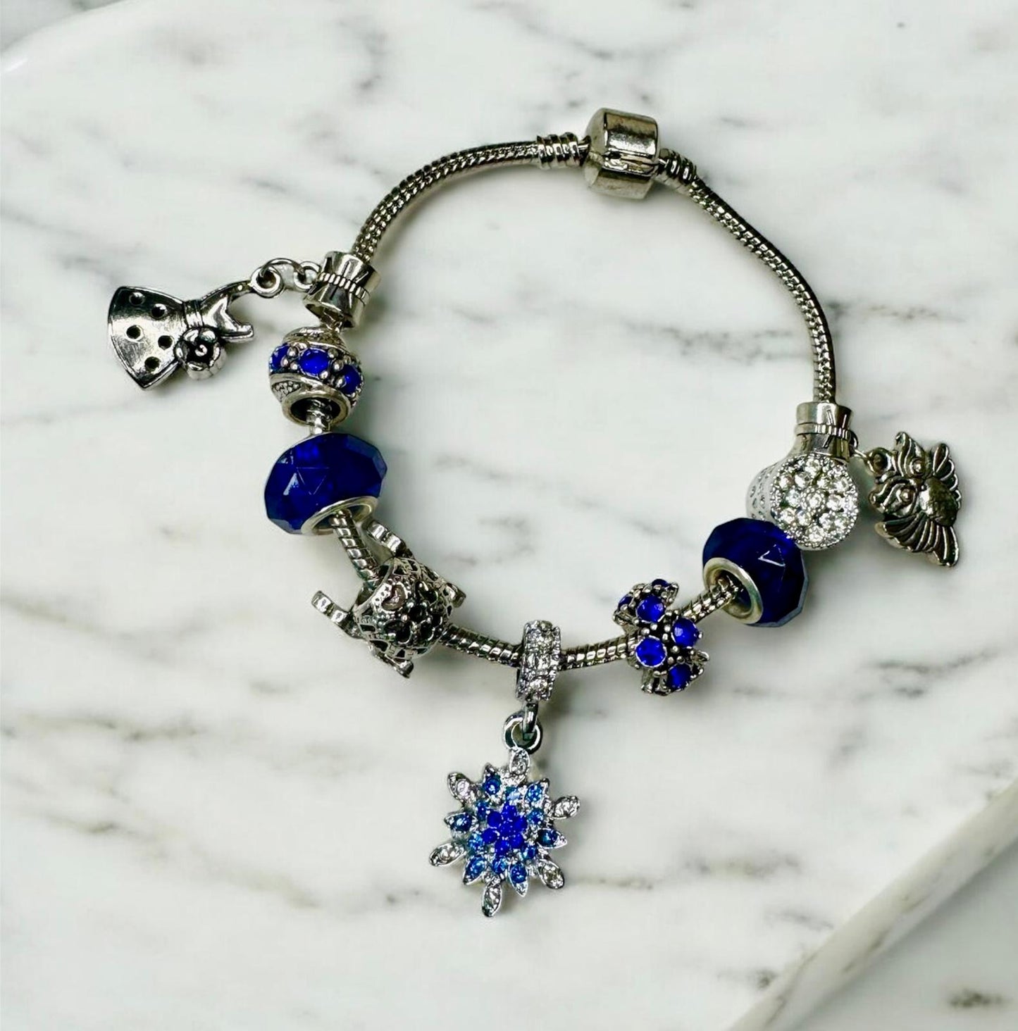 Sapphire Waltz Charm Bracelet