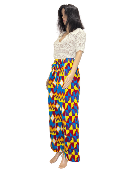 AfroPop Kente Baggy Pants