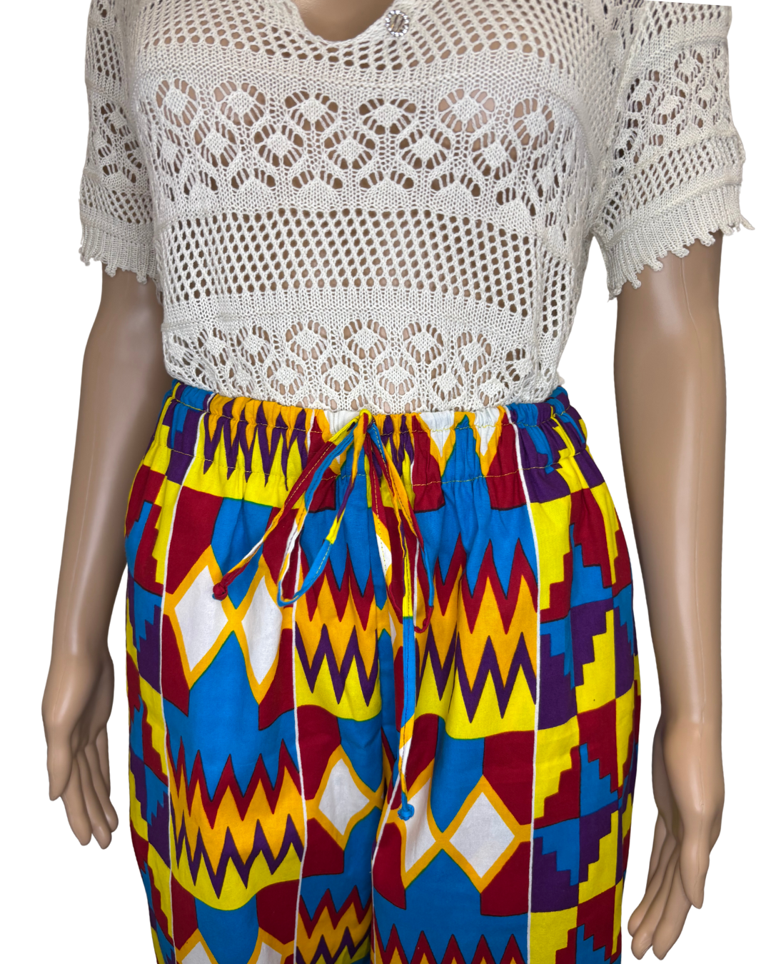 AfroPop Kente Baggy Pants