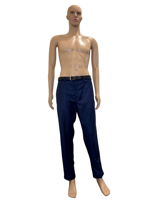Blue-Black Tailored Pants