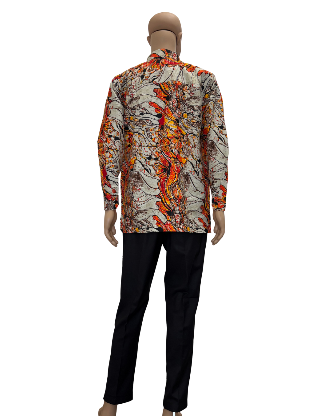 Lava Lane Long Sleeves African Print Shirt