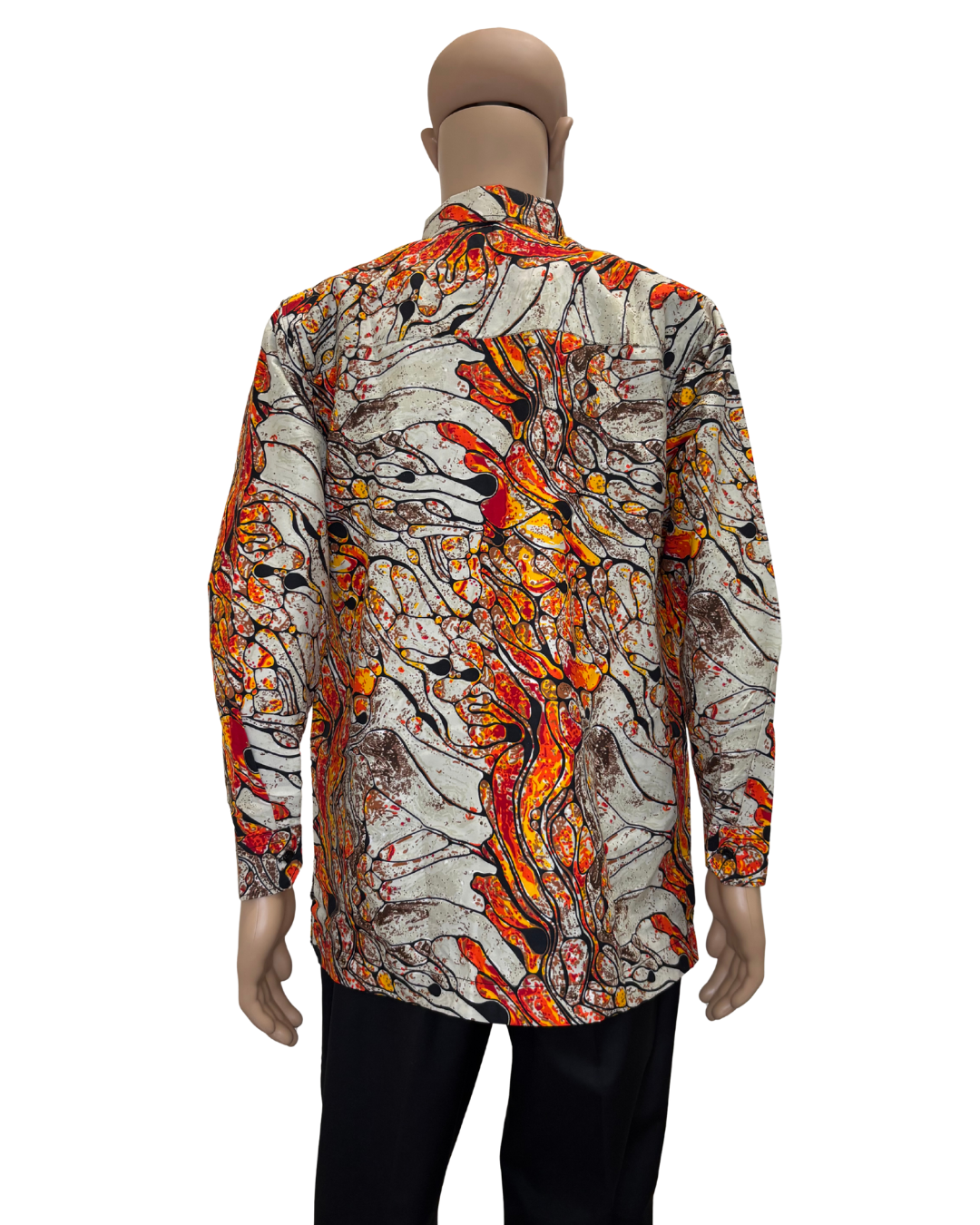Lava Lane Long Sleeves African Print Shirt