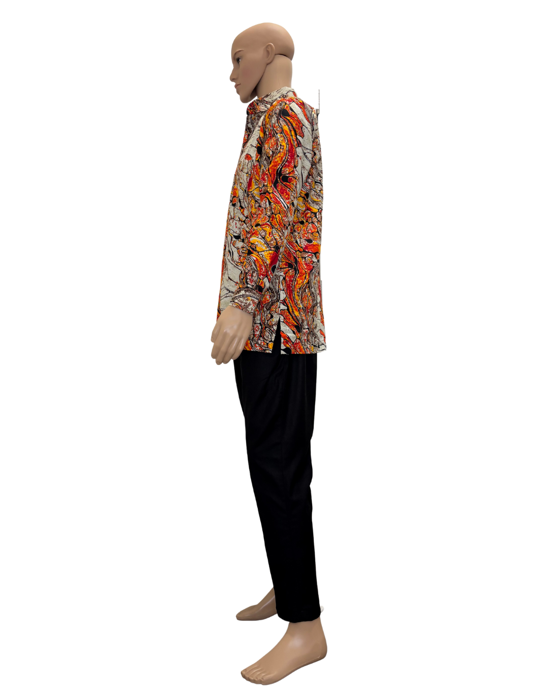 Lava Lane Long Sleeves African Print Shirt