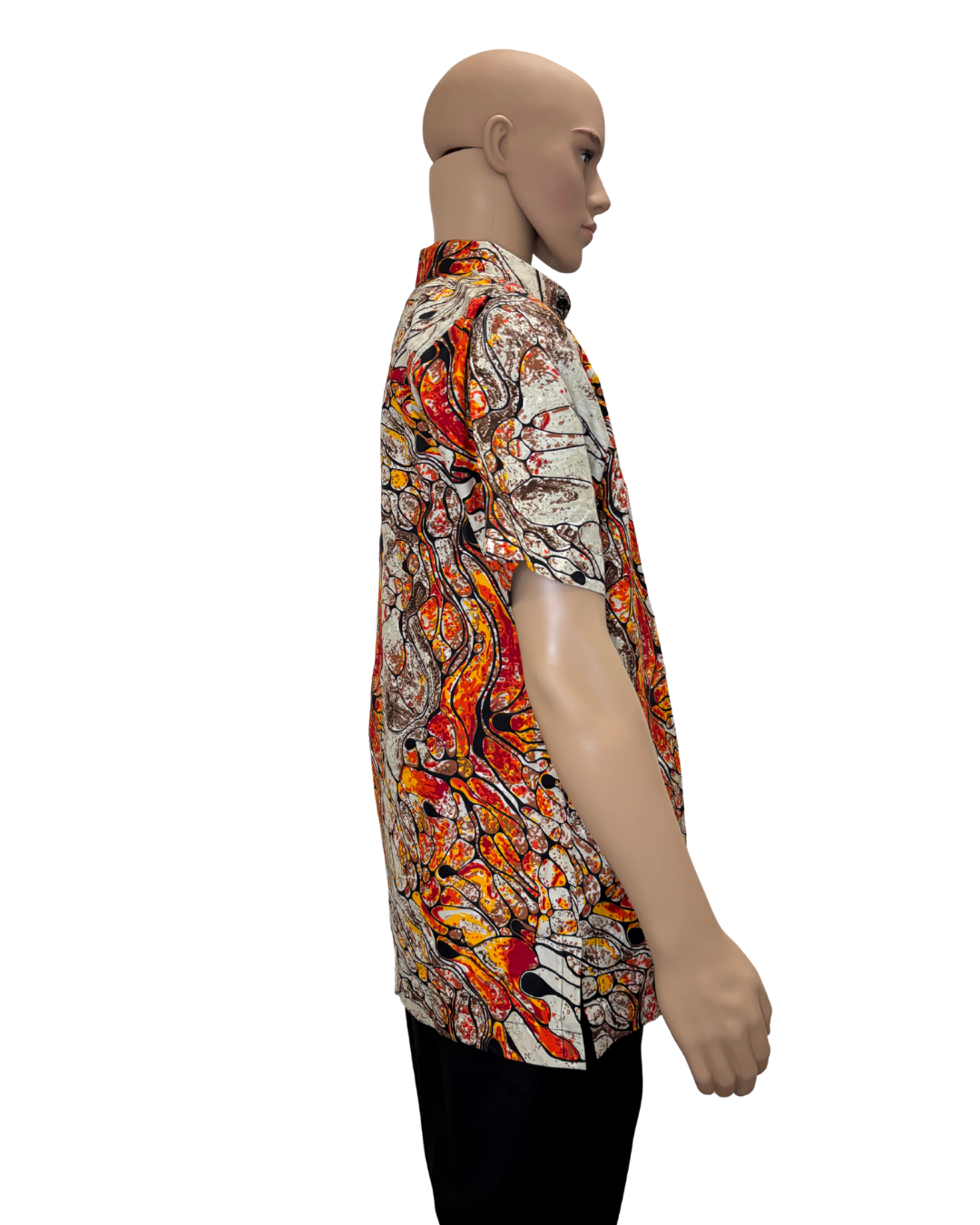 Lava Lane Short Sleeves African Print Shirt