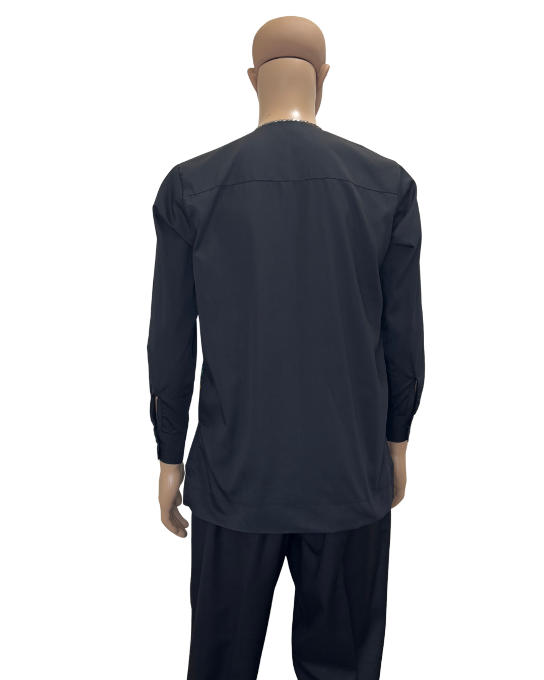 Molten Splash Arc Long Sleeves African Print Shirt