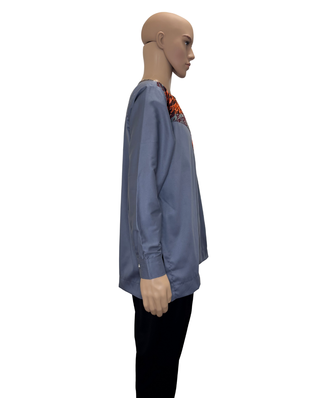 Ashline Lane Long Sleeves African Print Shirt