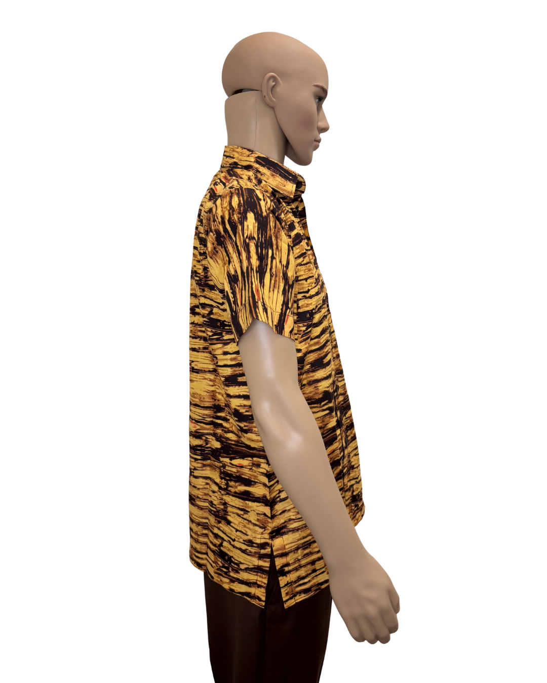 Marbled Mood Short Sleeves African Print Shirt