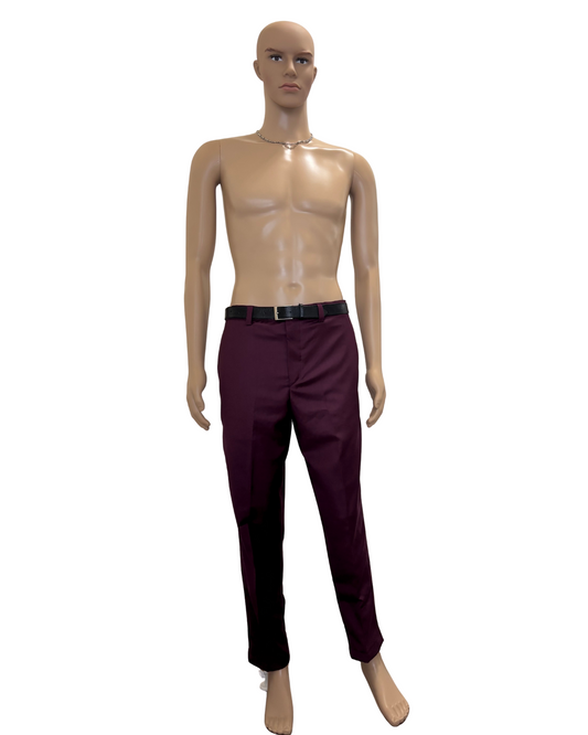 Wine Tailored Pants