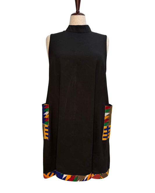 Pocket Whirl Midi Dress