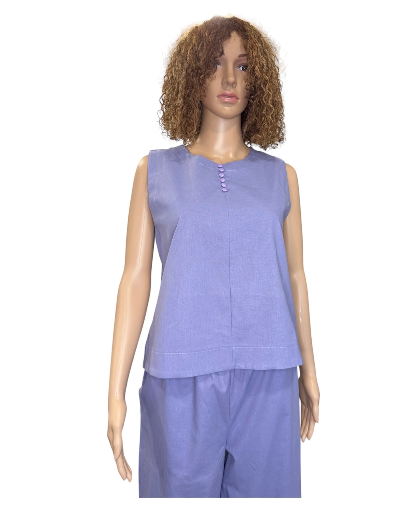Periwinkle Panel Two-Piece Set