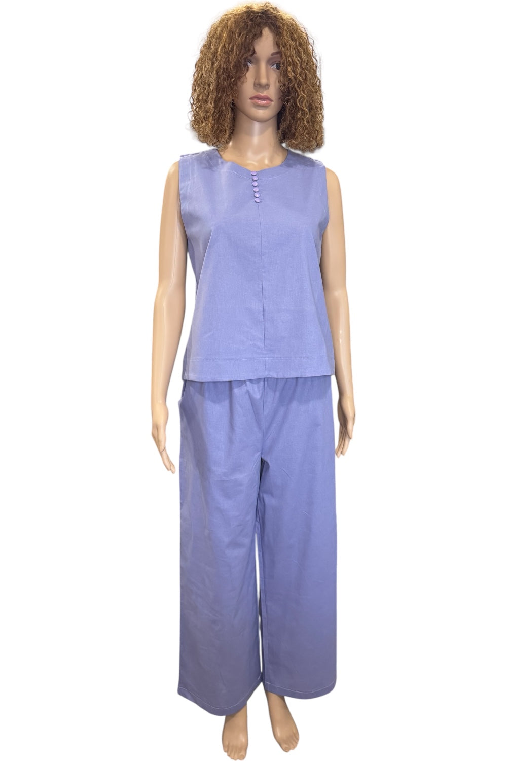 Periwinkle Panel Two-Piece Set