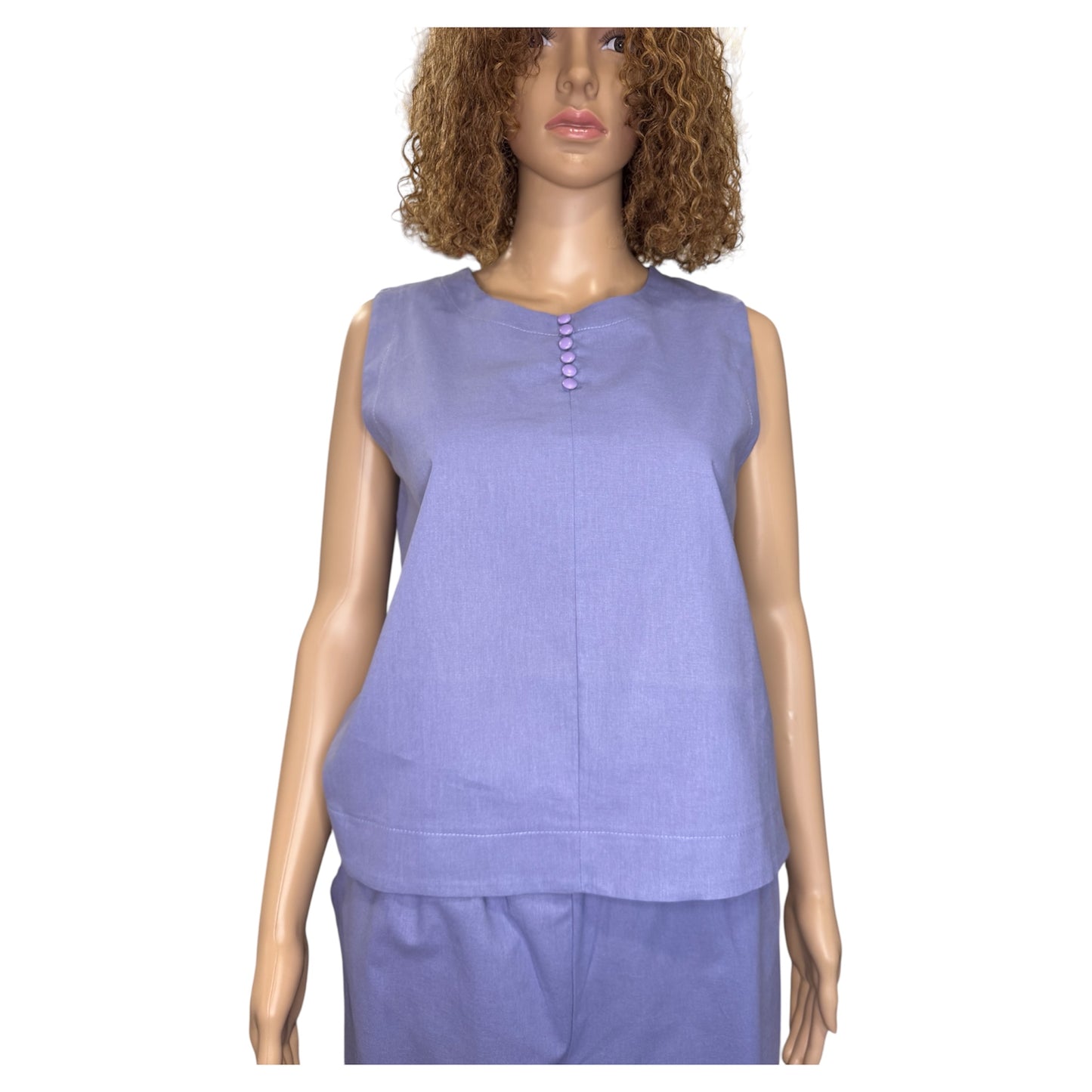 Periwinkle Panel Two-Piece Set