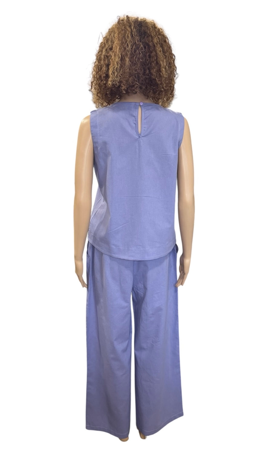 Periwinkle Panel Two-Piece Set