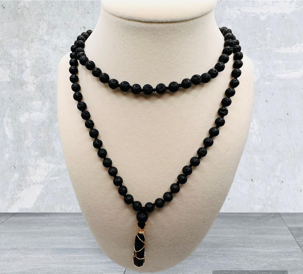 Obsidian Path Necklace