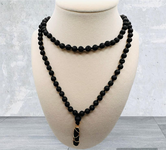 Obsidian Path Necklace