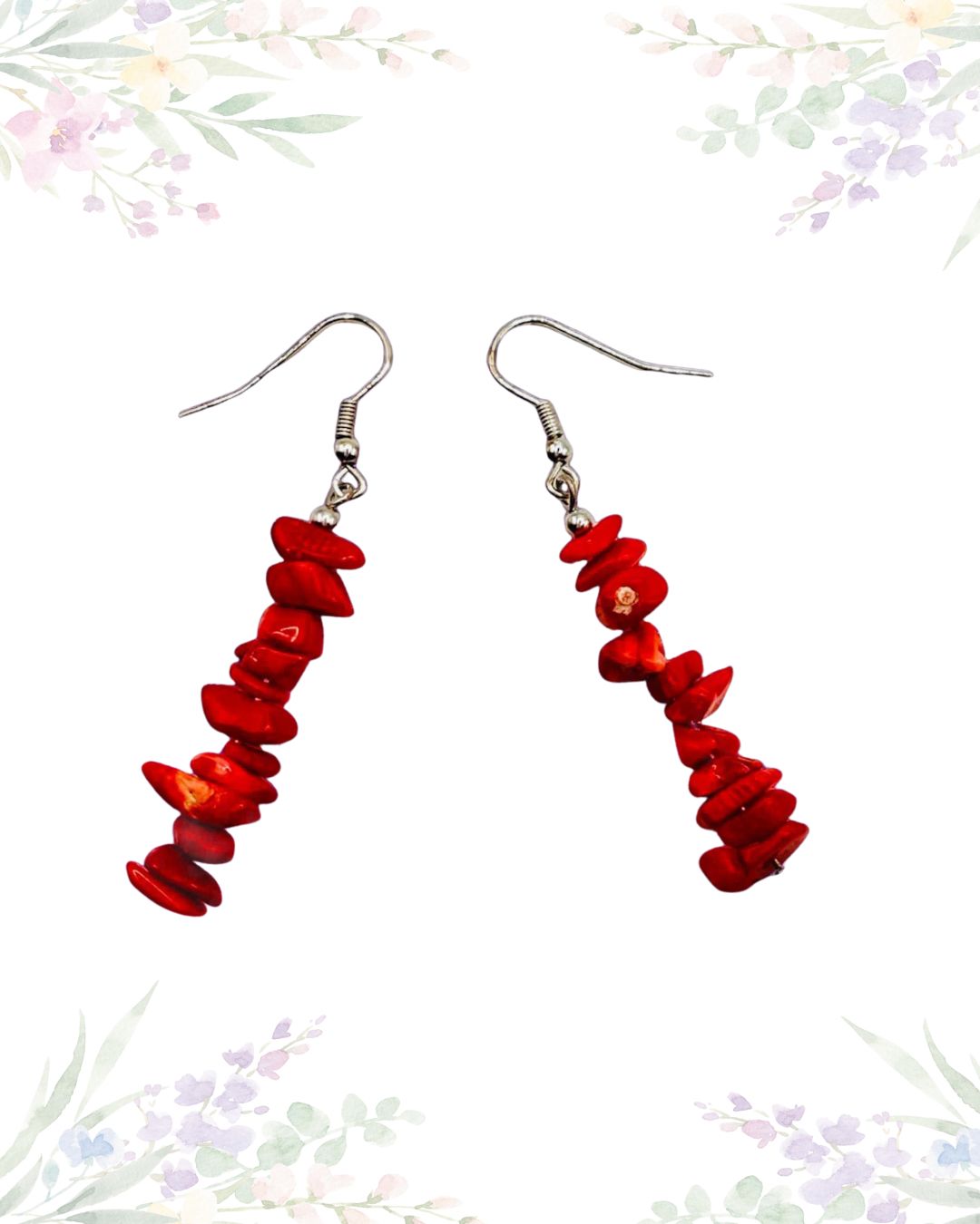 Scarlet Shard Earrings