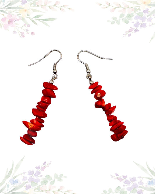 Scarlet Shard Earrings