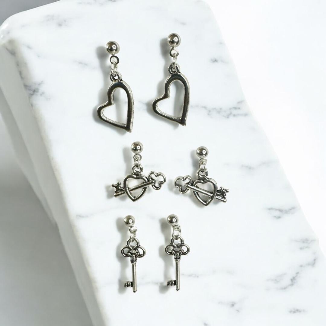 Forever Keys Earring Set