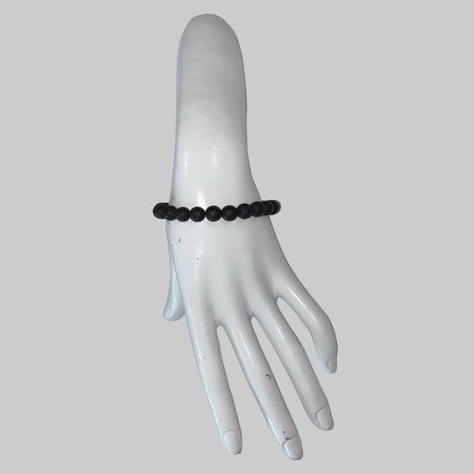 Marble & Lava Beaded Bracelet