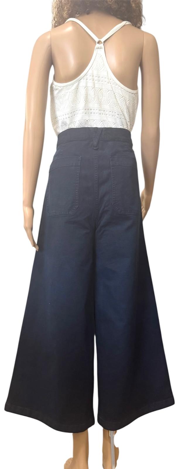 High-Waist Wide Leg Cotton Linen Pants