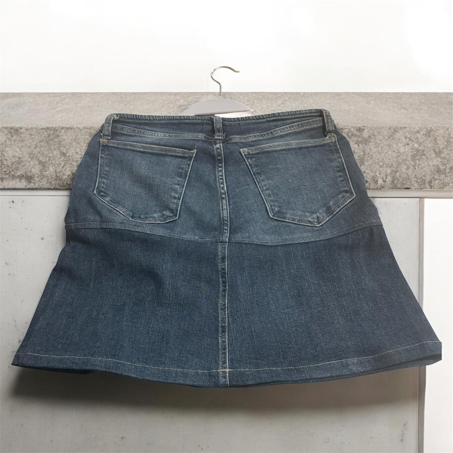Classic Flare Denim Skirt