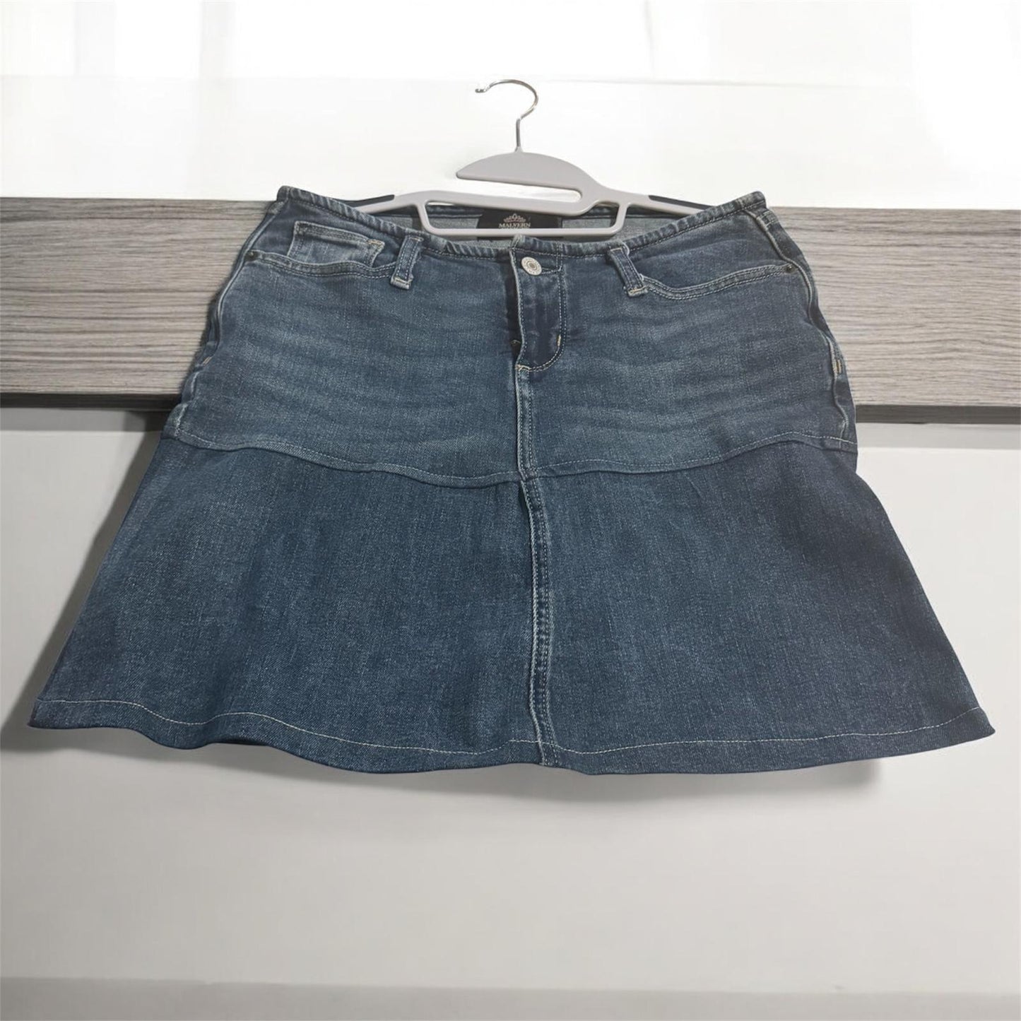 Classic Flare Denim Skirt