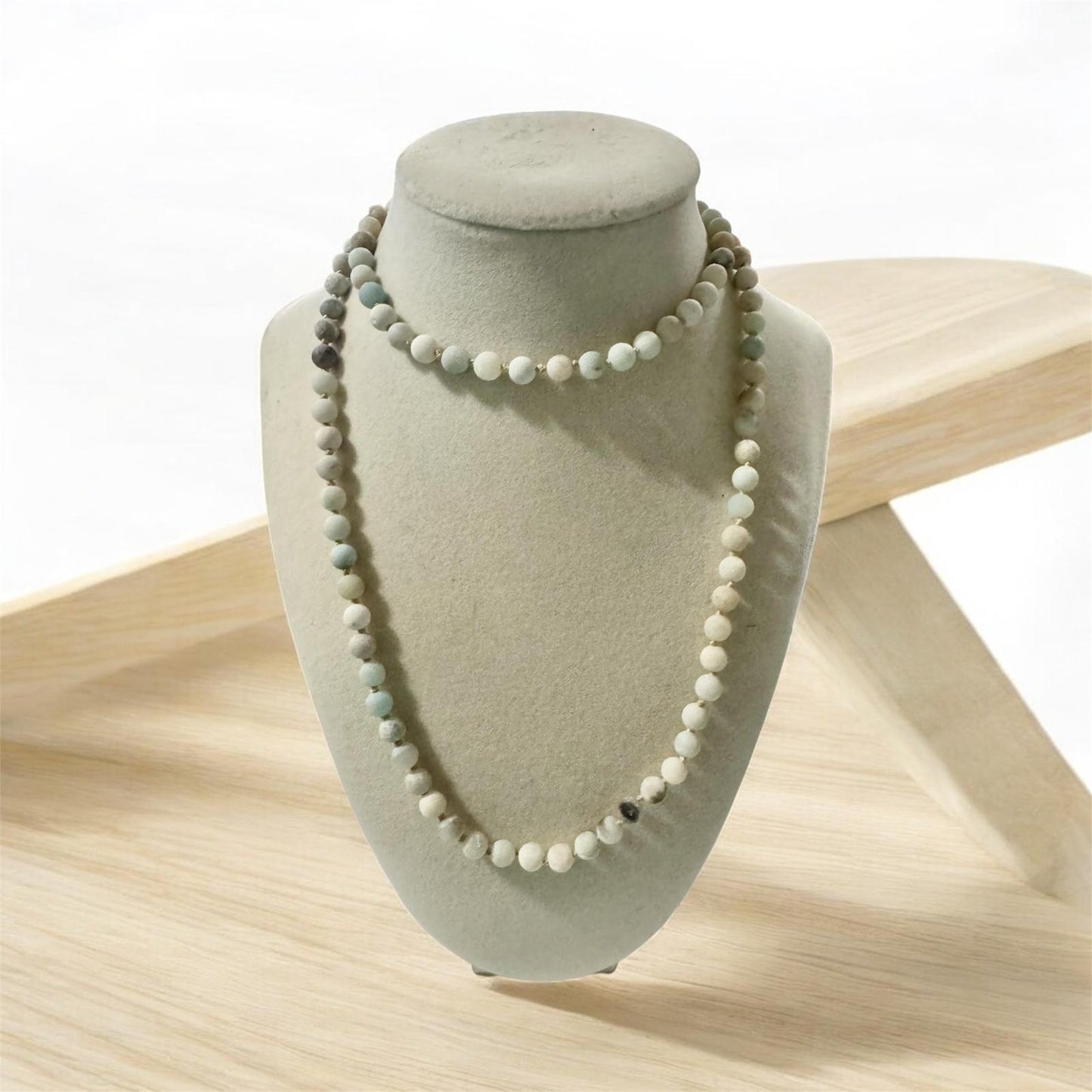 Sandstone Aura Necklace (6mm Stone)