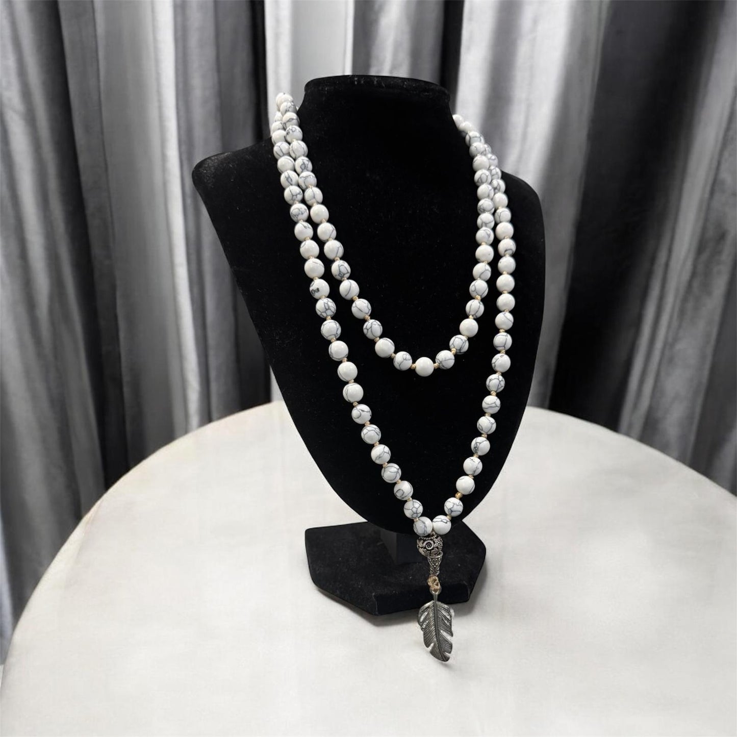 Moonstone Marble Necklace