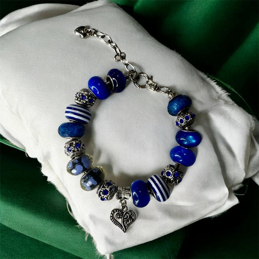 Sapphire Waltz Charm Bracelet