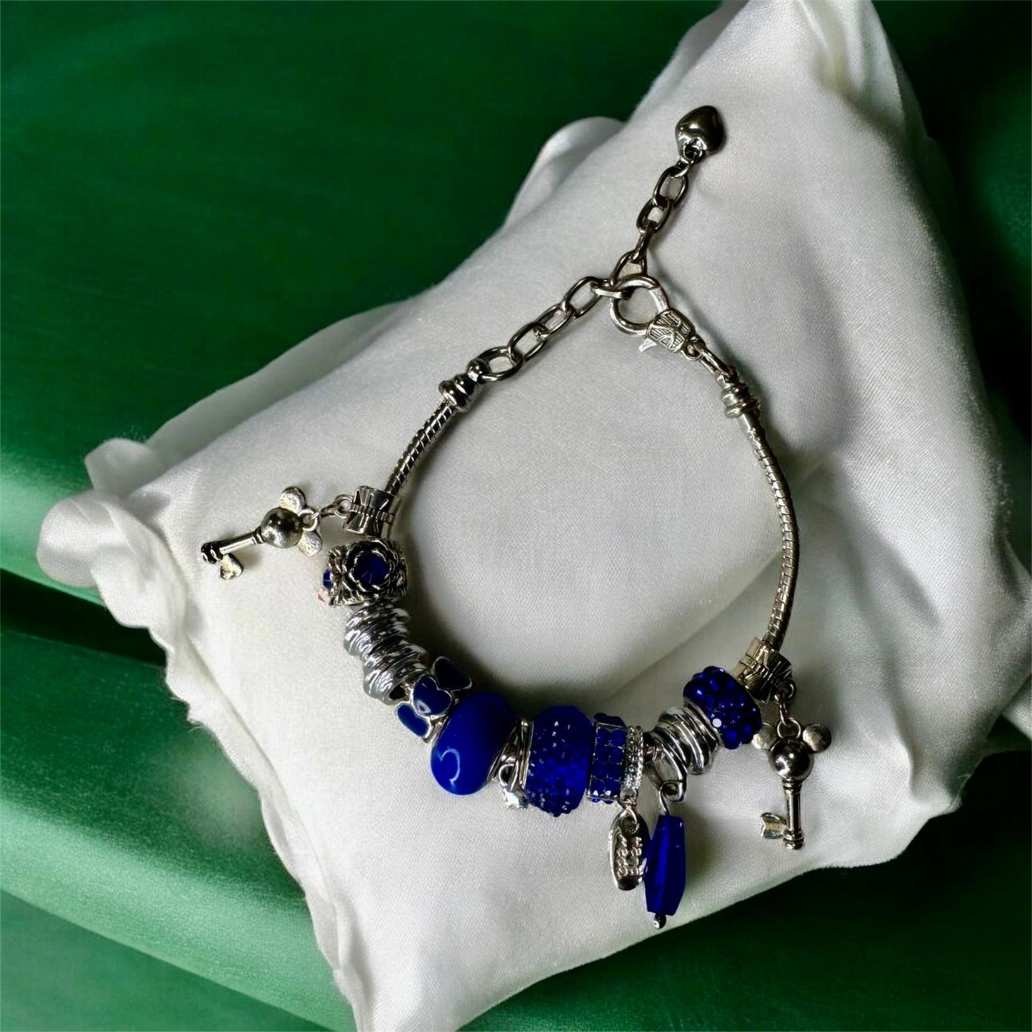 Sapphire Waltz Charm Bracelet